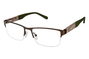 Image of Sperry Top-Sider ROCKPORT Prescription Eyeglasses - Frame MATTE BROWN, Size 54/18mm SPROCKPORT03