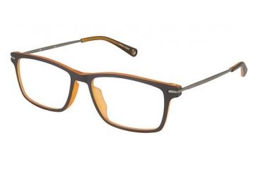 Image of Sperry Top-Sider Sachuest Single Vision Prescription Eyeglasses - Frame Black/Trns Brwn, Size 51/15mm SPSACHUEST01