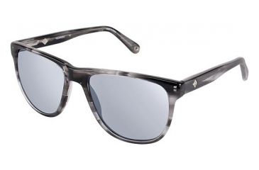 Image of Sperry Top-Sider Seaford Sunglasses - Frame GREY HORN, Lens Color Dark Grey Mirror, Size 55/17mm SPSEAFORD03