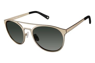 Image of Sperry Top-Sider SURFSIDE Sunglasses - Frame MATTE GOLD, Lens Color Soft Gold Flash, Size 53/20mm SPSURFSIDE01