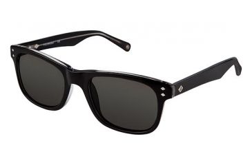 Image of Sperry Top-Sider Wainscott Sunglasses - Frame Black / Crystal, Lens Color G-15, Size 53/20mm SPWAINSCOTT01