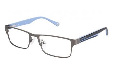 Image of Sperry Top-Sider Waterline Progressive Prescription Eyeglasses - Frame GUNMETAL / BLUE, Size 48/15mm SPWATERLINE03