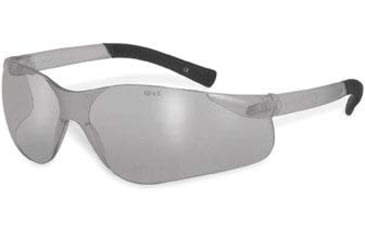Image of SSP Eyewear Turbo Safety Glasses, Black Frame, Clear/Mirrored Lens, TURBO I/O