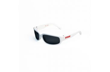 Image of Stage Director Sunglasses White Frame Smoke Lens STG1287W