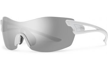 Image of Smith Optics Pivlock Asana Women's Sunglasses, White, ChromaPop, Platinum, 389567