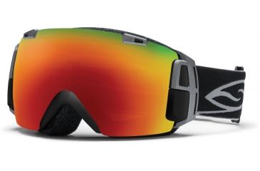 Image of Suncloud Polarized Optics I/O Recon Goggles-Black-Green Sol-X Mirror