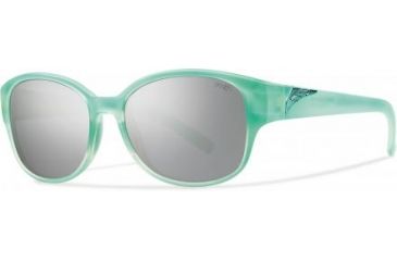 Image of Suncloud Polarized Optics Lyric Sunglasses-Sea Glass-Platinum
