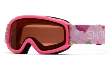 Image of Suncloud Polarized Optics Sidekick Goggles - Kid's-Bright Pink Cupcakes-RC36