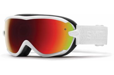 Image of Suncloud Polarized Optics Virtue Goggle-White Eclipse-Red Sol-X Mirror