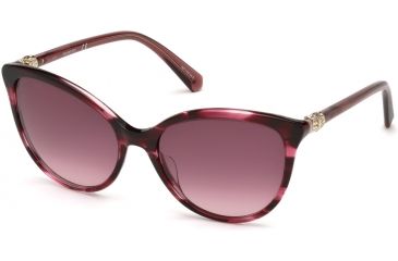 Image of Swarovski SK0147 Sunglasses - Shiny Bordeaux Frame Color, Gradient Bordeaux Lens Color
