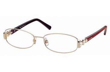 Image of Swarovski SK5021 Eyeglass Frames - Shiny Rose Gold Frame Color, Smoke Lens Color