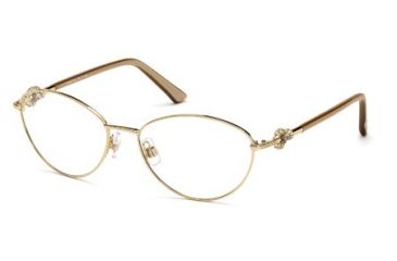 Image of Swarovski SK5054 Eyeglass Frames - Shiny Rose Gold Frame Color