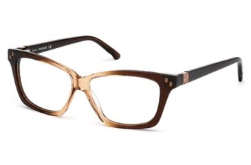 Image of Swarovski SK5070 Eyeglass Frames - Havana Frame Color