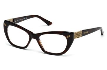 Image of Swarovski SK5076 Eyeglass Frames - Havana Frame Color