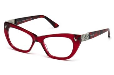 Image of Swarovski SK5076 Eyeglass Frames - Shiny Bordeaux Frame Color