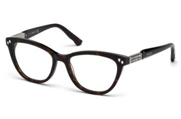 Image of Swarovski SK5088 Eyeglass Frames - Dark Havana Frame Color