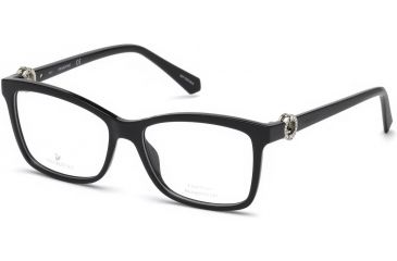Image of Swarovski SK5255 Eyeglass Frames - Shiny Black Frame Color