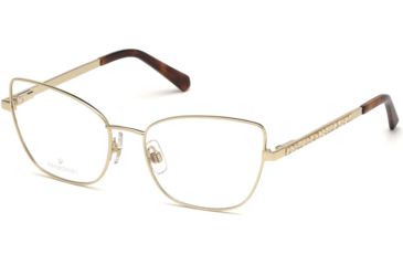 Image of Swarovski SK5287 Eyeglass Frames - Gold Frame Color