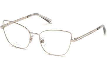 Image of Swarovski SK5287 Eyeglass Frames - Shiny Palladium Frame Color