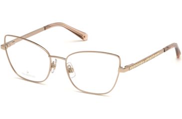 Image of Swarovski SK5287 Eyeglass Frames - Shiny Rose Gold Frame Color