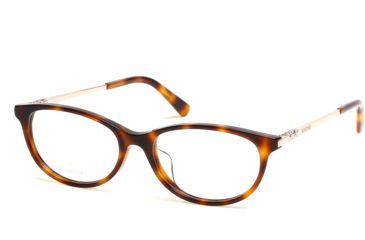 Image of Swarovski SK5294-D Progressive Prescription Eyeglasses - Dark Havana Frame, Dark Havana Lenses, 53 mm Lens Diameter SK5294-D53052