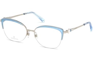 Image of Swarovski SK5307 Eyeglass Frames - Shiny Palladium Frame Color