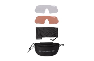 Image of SWISSEYE Nighthawk Sunglasses, Green Frame, Orange/Clear Lenses, Green, 15624621
