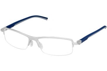 Image of Tag Heuer 0825 Single Vision Prescription Eyeglasses, Pure Frame - Smart Blue/Light Grey Frame, Clear Lens-0825-004SV