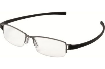 Image of Tag Heuer 7201 Single Vision Prescription Eyeglasses, Black Ceramic Frame - Black Temples Frame, Clear Lens-7201-011SV