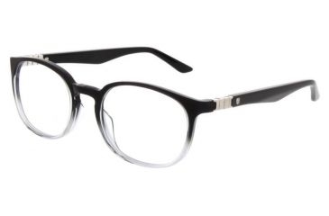 Image of Tag Heuer Legend Acetate Rimmed 9352 Single Vision Prescription Eyeglasses, Crystal Black Frame, 9352-002SV