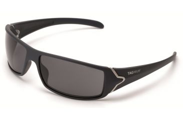 Image of Tag Heuer Racer Sunglasses, Brushed Frame/Blue Grey Temples, Grey Outdoor Lens 9205-104