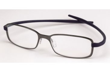 Image of Tag Heuer Reflex 2 Eyeglasses, Anthracite Ceramic Frame/Smart Blue Temples, Clear Lens 3706-019