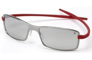 Image of Tag Heuer Reflex 2S Sunglasses, Pure Frame/Red Temples, Photochromic Lens 3782-184