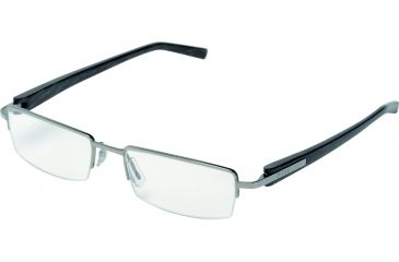 Image of Tag Heuer Trends Sunglasses, Ruthenium Frame/Black Fiber Temples, Clear Lens 8203-004
