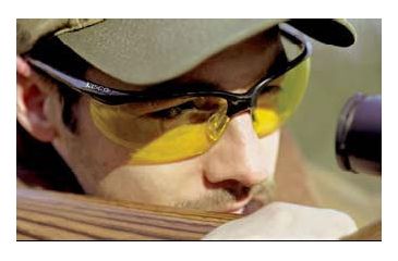 Image of Tasco Shooting Glasses in use