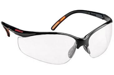 Image of Tasco Clear Dual Lens Shooting Glasses, ANSI Z87.1 Safety Glasses w/ Earplugs, Case World Class SGLDLCD 60% OFF