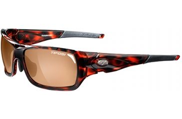Image of Tifosi Optics Duro w/ AC Red, Brown, Yellow Lenses, Tortoise Frame 1030701012