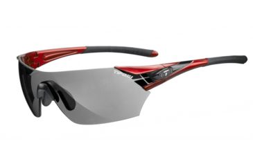 Image of Tifosi Optics Podium w/ Smoke Fototec Lenes, Metallic Red Frame 1000302734