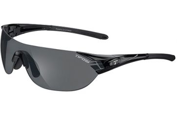 Image of Tifosi Optics Podium S w/ AC Red, Clear, Smoke Lenses, Gloss Black Frame 1010100201