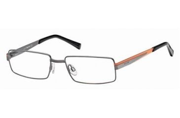 Image of Timberland TB1218 Eyeglass Frames - Shiny Gun Metal Frame Color