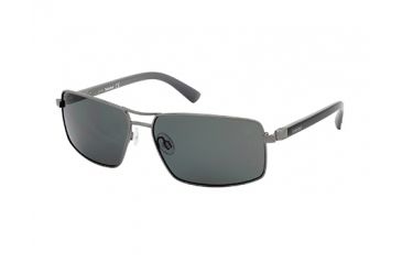 Image of Timberland TB9034 Sunglasses - Shiny Gunmetal Frame Color, Smoke Lens Color
