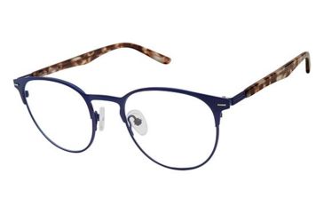 Image of TLG NU027 Prescription Eyeglasses - Frame NAVY LT TORT, Size 49/20mm LYNU02703