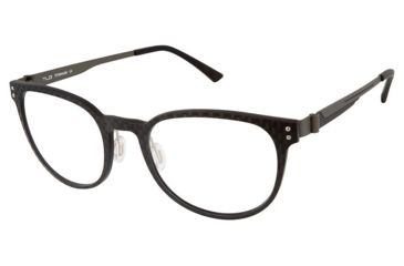 Image of TLG NU031 Bifocal Prescription Eyeglasses - Frame CARBON BLACK, Size 52/19mm LYNU03101
