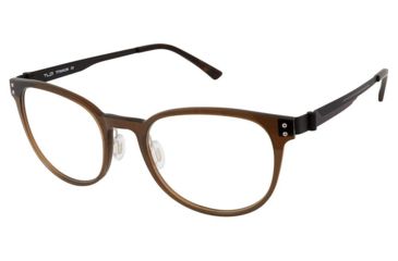 Image of TLG NU031 Bifocal Prescription Eyeglasses - Frame TRANSLUCENT BRN, Size 52/19mm LYNU03102
