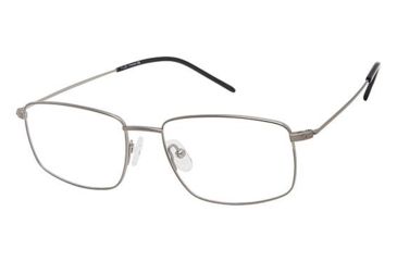 Image of TLG NU038 Progressive Prescription Eyeglasses - Frame MATTE SILVER, Size 54/17mm LYNU03803