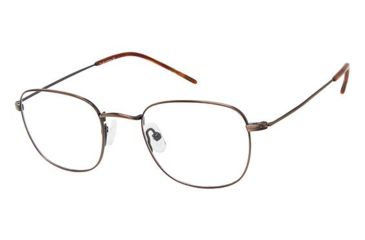 Image of TLG NU039 Progressive Prescription Eyeglasses - Frame ANTIQUE BROWN, Size 49/21mm LYNU03903
