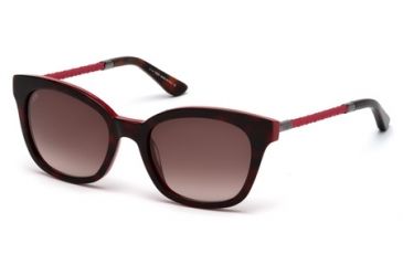 Image of Tod's TO0151 Sunglasses - Red Havana Frame Color