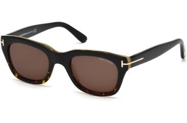 Image of Tom Ford FT0237 Sunglasses - Black Frame Color, Roviex Lens Color