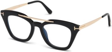 Image of Tom Ford FT0575 Sunglasses - Shiny Black Frame Color, Shiny Black Lens Color