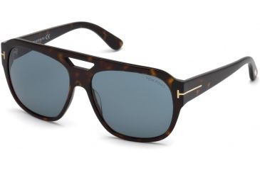 Image of Tom Ford FT0630 Sunglasses - Dark Havana Frame Color, Blue Lens Color